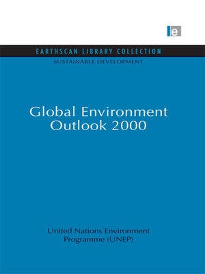 cover image of Global Environment Outlook 2000